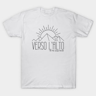 Verso L'alto Line Design T-Shirt